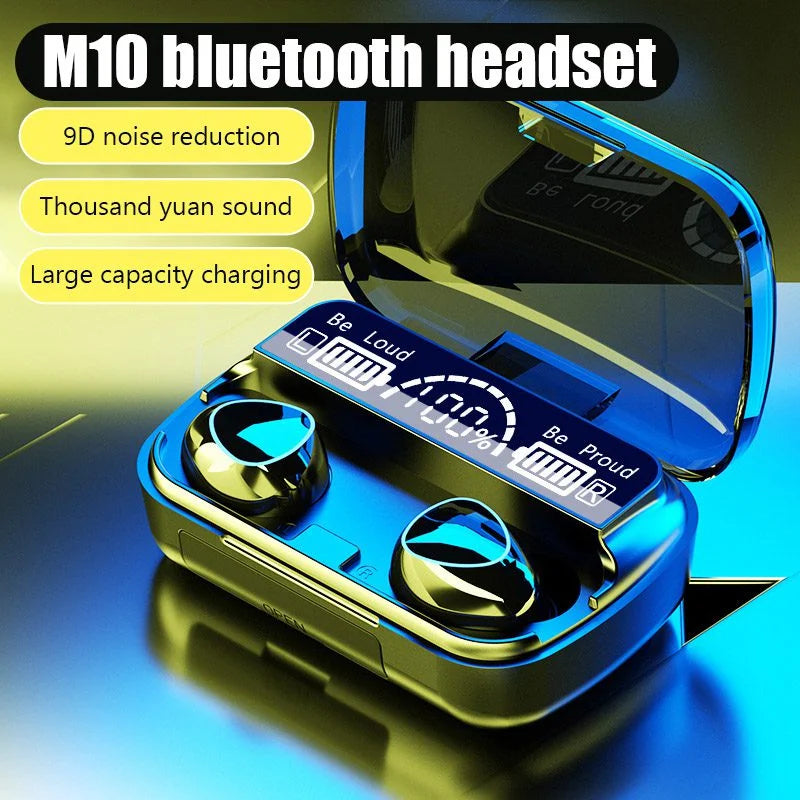 M10 TWS Bluetooth 5.3 Earbuds | Original M10 | LED Display | Wireless Earphones